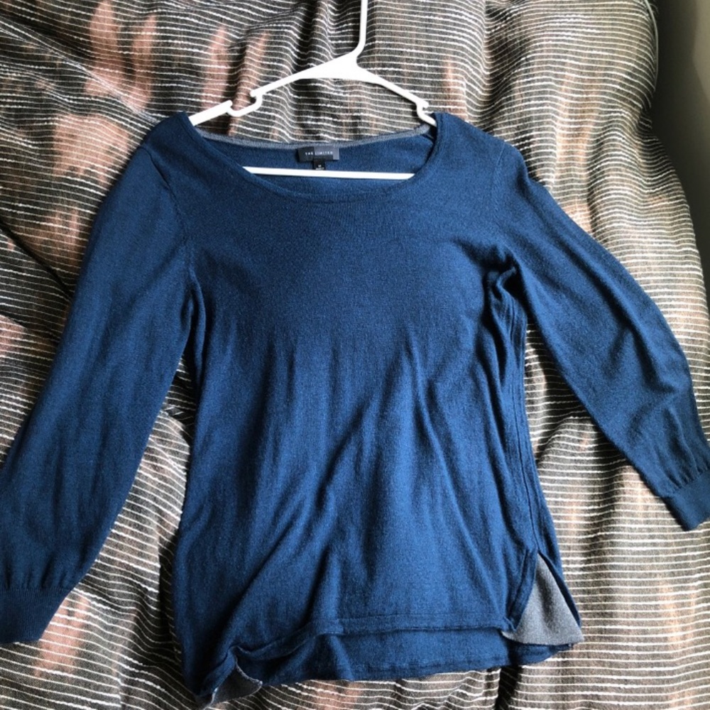 Grey/Gray & Blue Sweater!